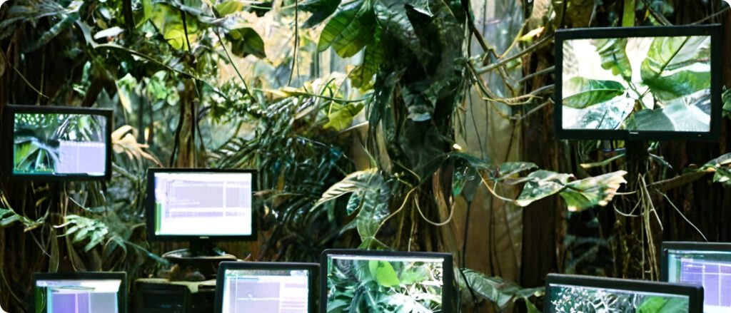 Screens in a jungle